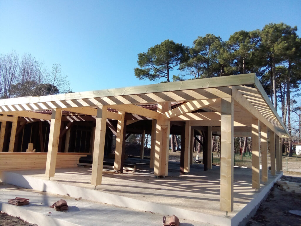 Bassin Bois Construction Ossature Bois Bassin D Arcachon Camping Sandaya Sanguinet 11