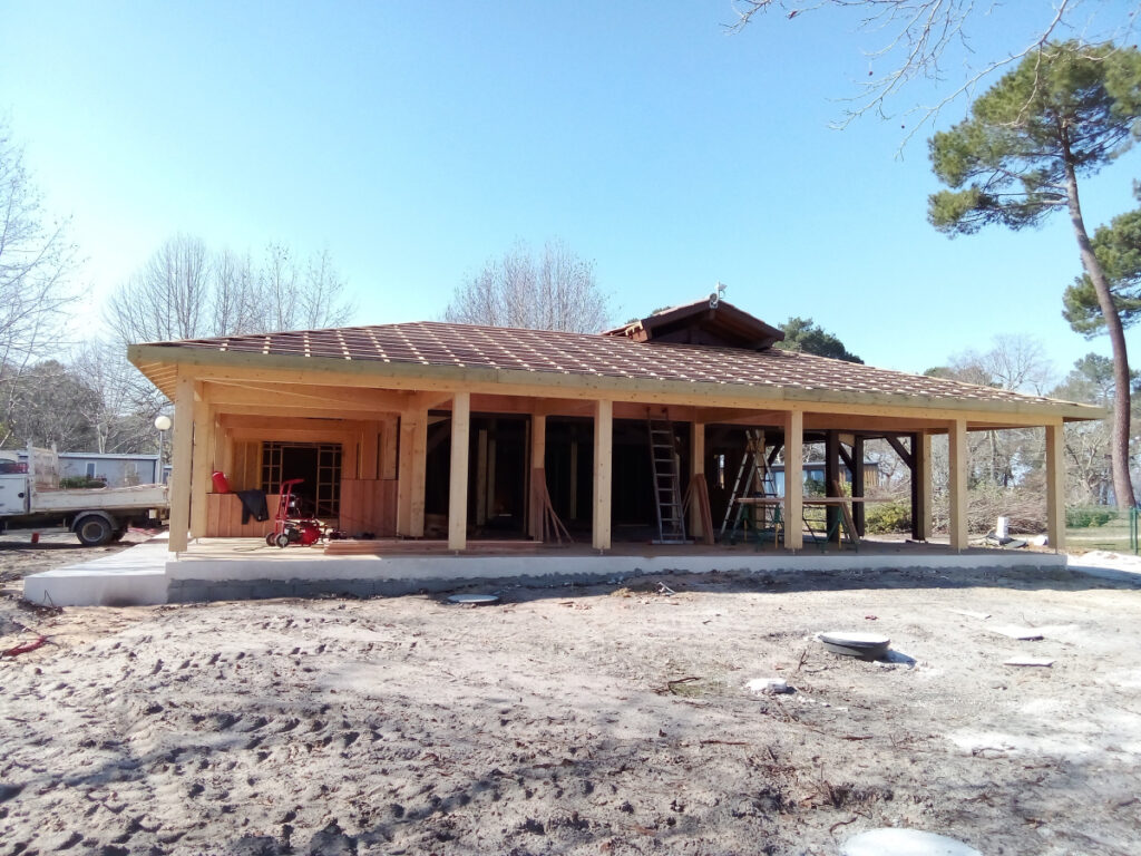 Bassin Bois Construction Ossature Bois Bassin D Arcachon Camping Sandaya Sanguinet 13