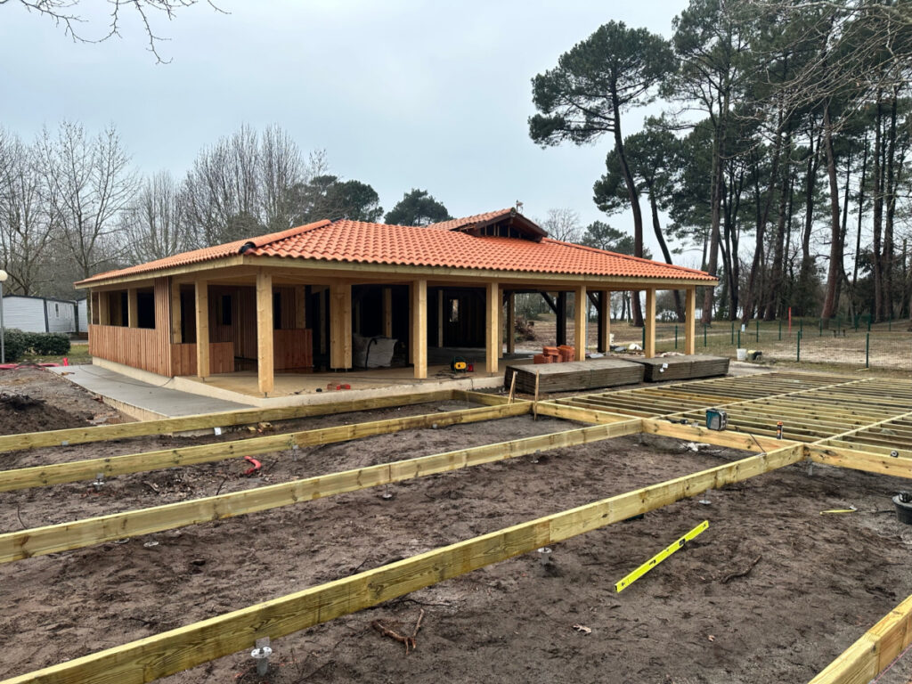 Bassin Bois Construction Ossature Bois Bassin D Arcachon Camping Sandaya Sanguinet 14