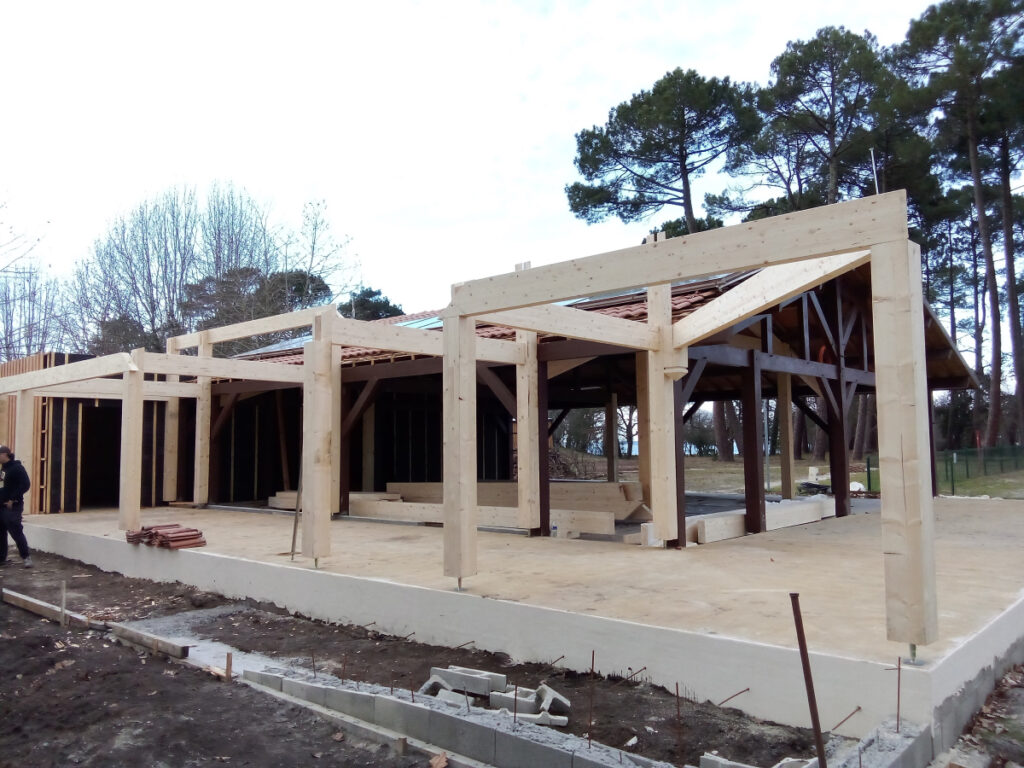 Bassin Bois Construction Ossature Bois Bassin D Arcachon Camping Sandaya Sanguinet 2